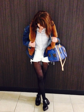 「THE SHINZONE（ザ　シンゾーン）のアイテム（デニムジャケット）」を使った、Miki Abeさん（レディース・159cm）の春コーディネート
