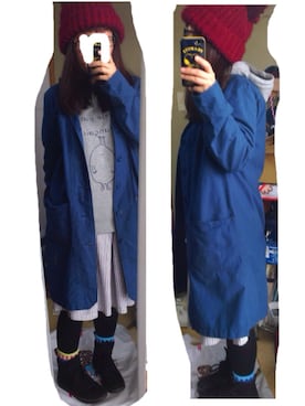 「aiko」｜「アイテム（その他アウター）」を使った、なみさん（レディース・150cm）の冬コーディネート