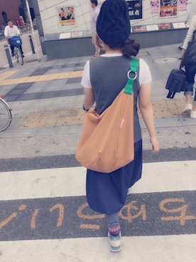 「aiko」｜「アイテム（ニットキャップ/ビーニー）」を使った、なみさん（レディース・150cm）の春コーディネート