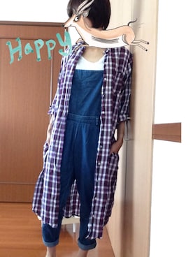 「アイテム（シャツワンピース）」を使った、nahoさん（レディース・166cm・20代）の秋コーディネート