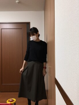 「Marc by Marc Jacobs（マークバイマークジェイコブス）のアイテム（ピアス（両耳用））」を使った、nahoさん（レディース・166cm）の冬コーディネート