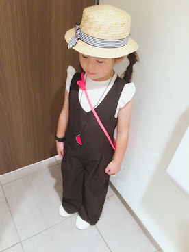 「5歳」｜「アイテム（腕時計）」を使った、E&Sさん（キッズ・110cm）の夏コーディネート