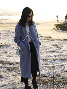 「MichaelKors」｜「アイテム（ダウンジャケット/コート）」を使った、pinpinkさん（レディース・162cm）の冬コーディネート
