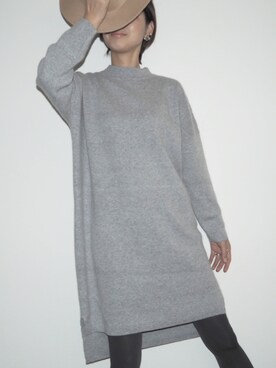 「着まわしコーデ」｜「アイテム（ワンピース/ドレス）」を使った、Lafneさん（レディース・164cm）の秋コーディネート