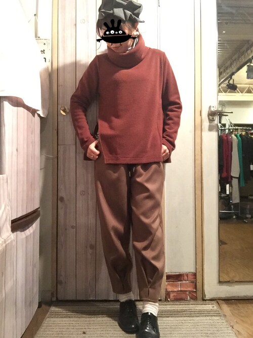 テラコッタ×テラコッタの合わせも◎