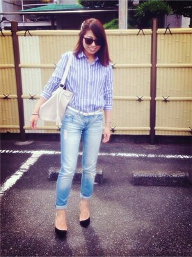 「FOREVER 21（フォーエバー トゥエンティーワン）のアイテム」を使った、N.Y.さん（レディース・158cm）の夏コーディネート