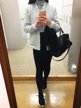 「Ameri（アメリ）のアイテム（スニーカー）」を使った、N.Y.さん（レディース・158cm）の秋コーディネート