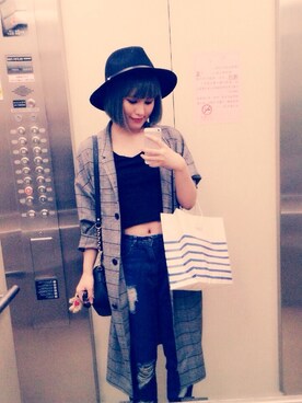 Aya Wangさん（レディース・158cm）の秋コーディネート