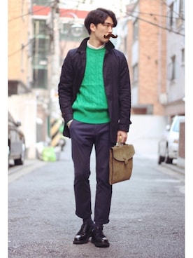 「Carhartt WIP（カーハートダブリューアイピー）のアイテム（ダウンジャケット/コート）」を使った、koalrangさん（メンズ・174cm）の秋コーディネート