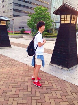 「ウォーキングスタイル」｜「アイテム（その他アウター）」を使った、👟MASAYA👕さん（メンズ・173cm）の夏コーディネート