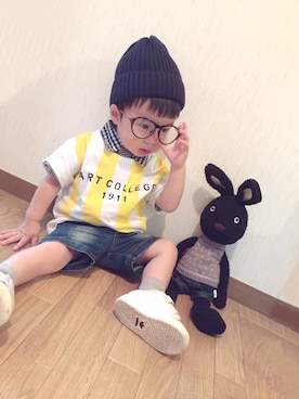 REN.さん（キッズ・70cm）の夏コーディネート