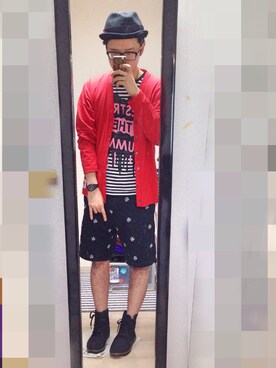 「seedleSs（シードレス）のアイテム」を使った、アナーキー田中さん（メンズ・171cm）の春コーディネート