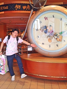 「SABBAT13（サバト）のアイテム（バッグ）」を使った、アナーキー田中さん（メンズ・171cm）の春コーディネート