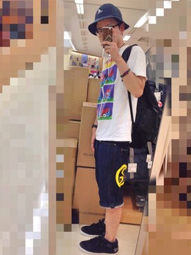 「seedleSs（シードレス）のアイテム」を使った、アナーキー田中さん（メンズ・171cm）の春コーディネート