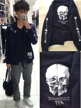 「ANARC of hex（アナークオブヘックス）のアイテム」を使った、アナーキー田中さん（メンズ・171cm）の秋コーディネート