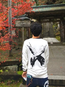 「ANARC of hex（アナークオブヘックス）のアイテム」を使った、アナーキー田中さん（メンズ・171cm）の冬コーディネート