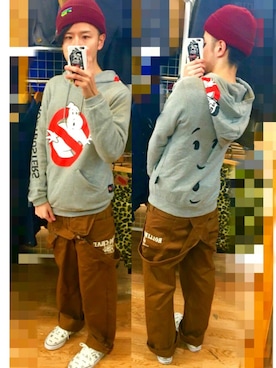 「seedleSs（シードレス）のアイテム」を使った、アナーキー田中さん（メンズ・171cm）の春コーディネート