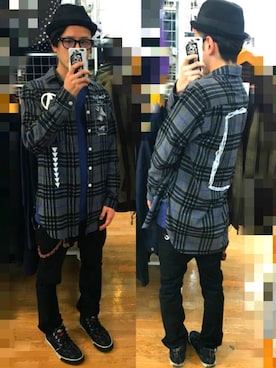 「ANARC of hex（アナークオブヘックス）のアイテム」を使った、アナーキー田中さん（メンズ・171cm）の春コーディネート