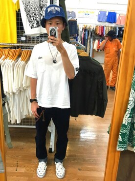 「seedleSs（シードレス）のアイテム」を使った、アナーキー田中さん（メンズ・171cm）の春コーディネート