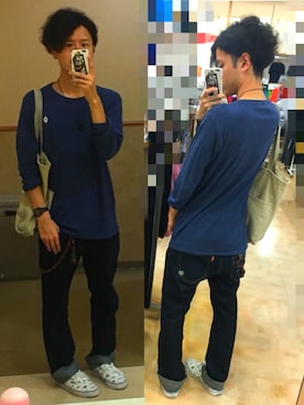 「seedleSs（シードレス）のアイテム」を使った、アナーキー田中さん（メンズ・171cm）の夏コーディネート