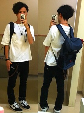 「seedleSs（シードレス）のアイテム」を使った、アナーキー田中さん（メンズ・171cm）の夏コーディネート