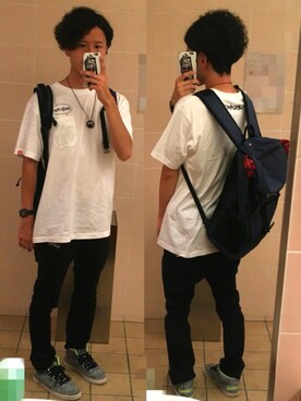 「seedleSs（シードレス）のアイテム」を使った、アナーキー田中さん（メンズ・171cm）の夏コーディネート