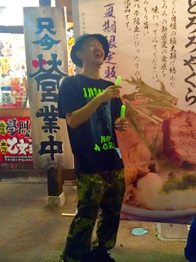 「ANARC of hex（アナークオブヘックス）のアイテム」を使った、アナーキー田中さん（メンズ・171cm）の夏コーディネート