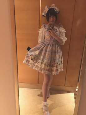 「アイテム（ヘアアクセサリー、ブルー系）」を使った、✨✨✨Bunny🐰さん（レディース・170cm）の秋コーディネート
