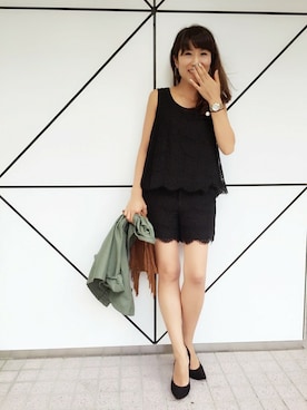 「CARRANO（カラーノ）のアイテム」を使った、DouDou_STAFFさん（レディース・157cm）の秋コーディネート