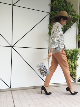 「CARRANO（カラーノ）のアイテム」を使った、DouDou_STAFFさん（レディース・157cm）の秋コーディネート