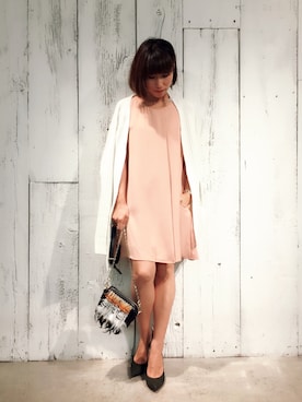 「Rick & Roy（リック アンド ロイ）のアイテム（バッグ）」を使った、DouDou_STAFFさん（レディース・157cm）の秋コーディネート