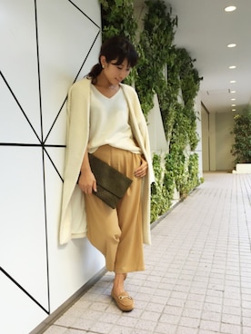 「Viflan（ヴィフラン）のアイテム」を使った、DouDou_STAFFさん（レディース・157cm）の秋コーディネート