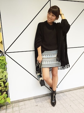 「Rick & Roy（リック アンド ロイ）のアイテム（バッグ）」を使った、DouDou_STAFFさん（レディース・157cm）の秋コーディネート