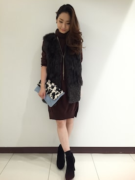 「Viflan（ヴィフラン）のアイテム」を使った、DouDou_STAFFさん（レディース・156cm）の秋コーディネート