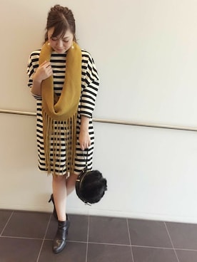 「スヌード」｜DouDou_STAFFさん（レディース・150cm）の秋コーディネート