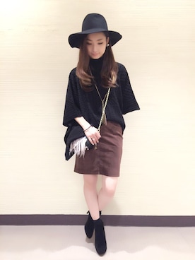 「Rick & Roy（リック アンド ロイ）のアイテム（バッグ）」を使った、DouDou_STAFFさん（レディース・166cm）の秋コーディネート