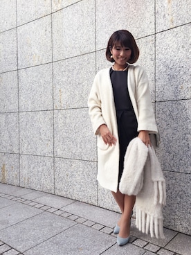 「CARRANO（カラーノ）のアイテム」を使った、DouDou_STAFFさん（レディース・166cm）の秋コーディネート
