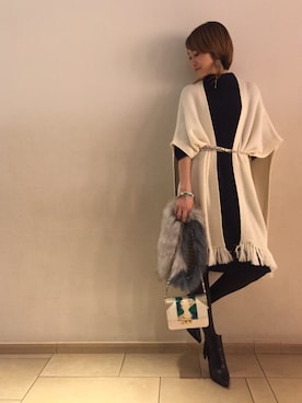 「Rick & Roy（リック アンド ロイ）のアイテム（バッグ）」を使った、DouDou_STAFFさん（レディース・166cm）の秋コーディネート