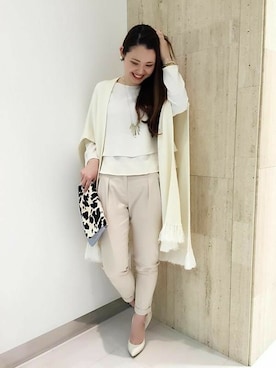 「CARRANO（カラーノ）のアイテム」を使った、DouDou_STAFFさん（レディース・156cm）の秋コーディネート