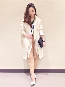 「Viflan（ヴィフラン）のアイテム」を使った、DouDou_STAFFさん（レディース・166cm）の冬コーディネート