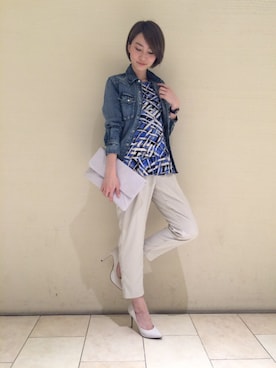 「Viflan（ヴィフラン）のアイテム」を使った、DouDou_STAFFさん（レディース・166cm）の冬コーディネート