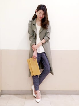 「Viflan（ヴィフラン）のアイテム」を使った、DouDou_STAFFさん（レディース・166cm）の冬コーディネート