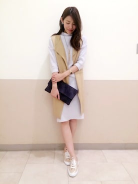 「SUPERGA（スペルガ）のアイテム」を使った、DouDou_STAFFさん（レディース・166cm）の春コーディネート