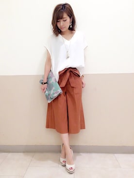 DouDou_STAFFさん（レディース・157cm）の夏コーディネート