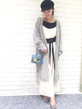 「simple」｜「アイテム（オールインワン・サロペット）」を使った、DouDou_STAFFさん（レディース・157cm）の秋コーディネート