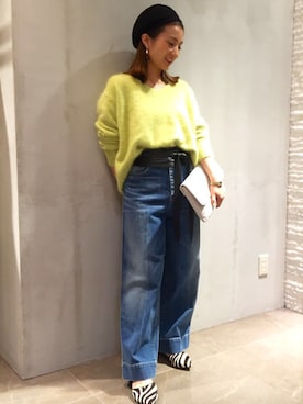 「Viflan（ヴィフラン）のアイテム」を使った、DouDou_STAFFさん（レディース・157cm）の秋コーディネート