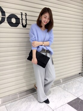 「Viflan（ヴィフラン）のアイテム」を使った、DouDou_STAFFさん（レディース・157cm）の秋コーディネート