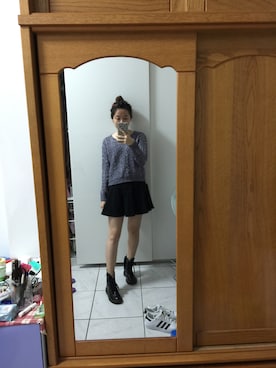 「Yes（イエス）のアイテム」を使った、瑄さん（レディース・161cm）の冬コーディネート