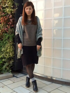 sayaさん（レディース・156cm）の秋コーディネート