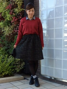 sayaさん（レディース・156cm）の冬コーディネート